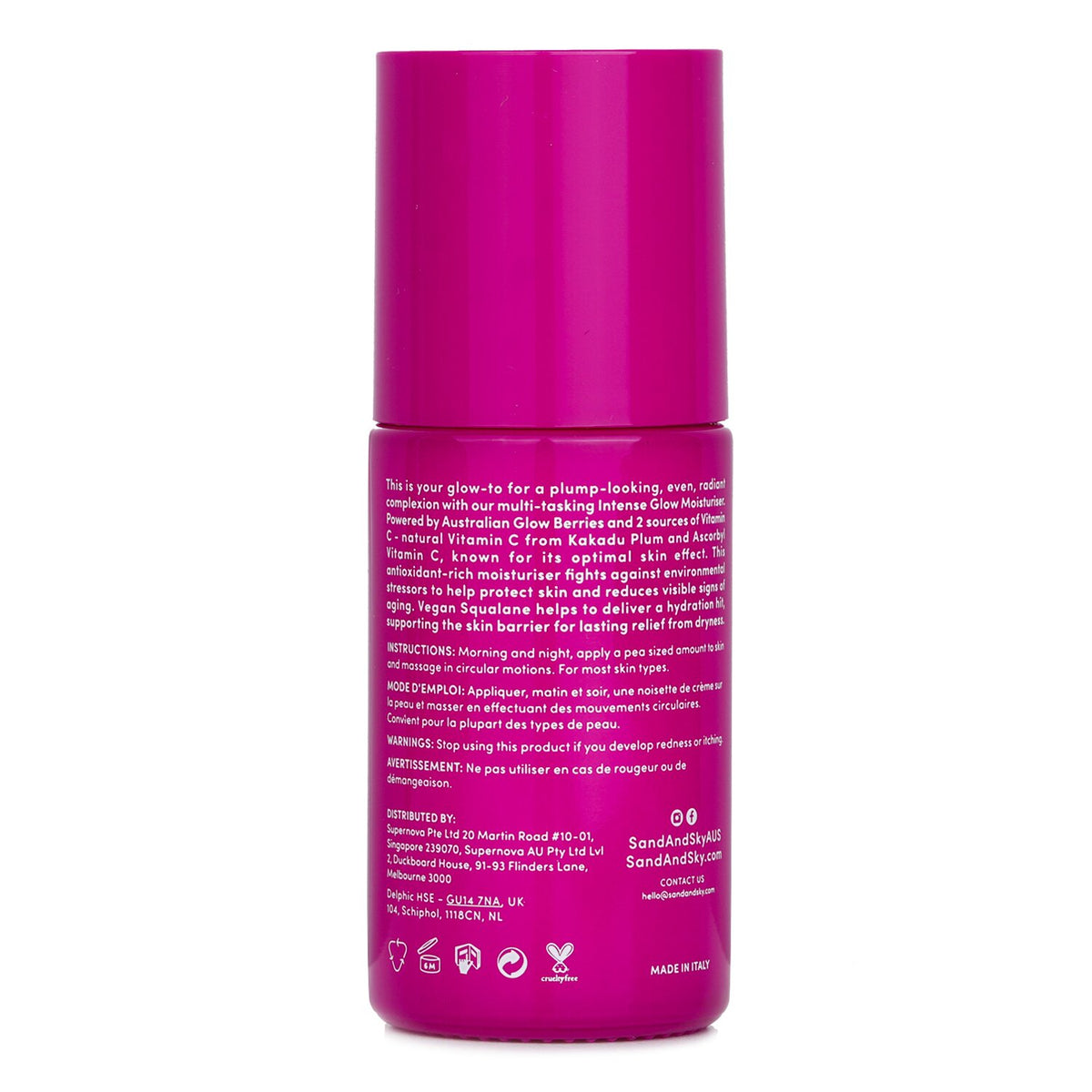 Sand & Sky - Australian Glow Berries Intense Glow Moisturiser - Nourish + Smooth