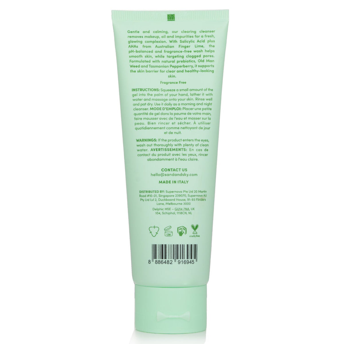 Sand & Sky - Oil Control - Clearing Cleanser  - 120ml/4.06oz