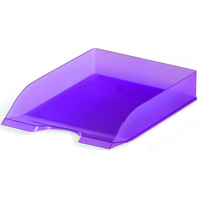 Durable purple ice letter tray designed for A4 to C4, perfect for parties and summer gatherings.