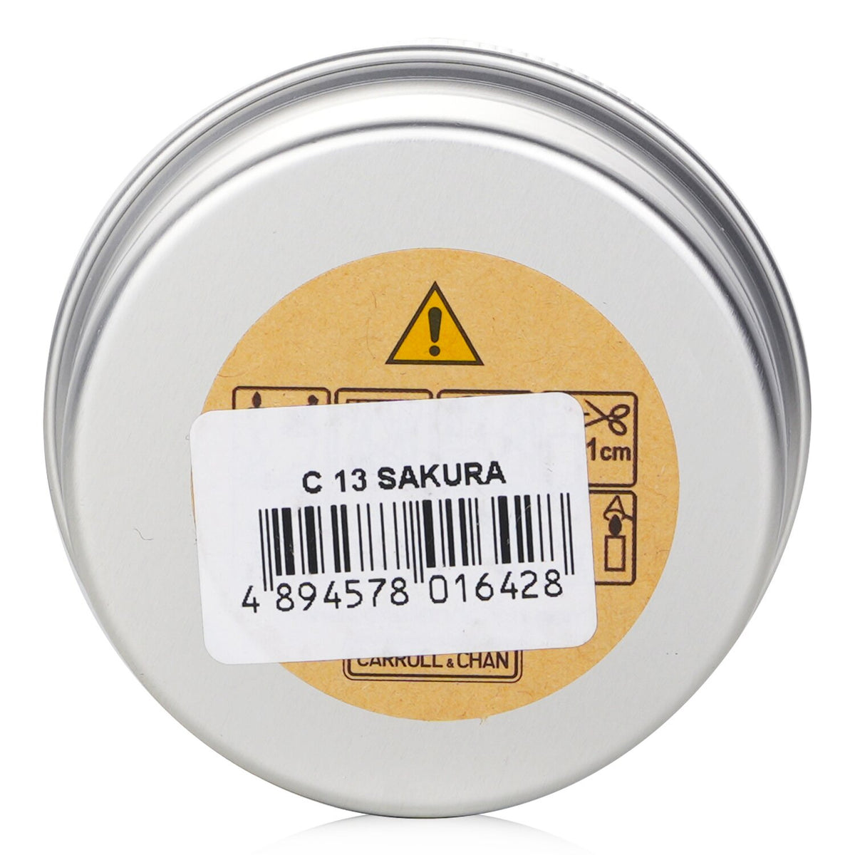Carroll & Chan - 100% Beeswax Mini Tin Candle - # Sakura  - 1pcs