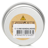 Carroll & Chan - 100% Beeswax Mini Tin Candle - # Indian Sandalwood (Sandalwood,