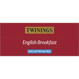 Twinings Decaf English Breakfast 160g 80pack
