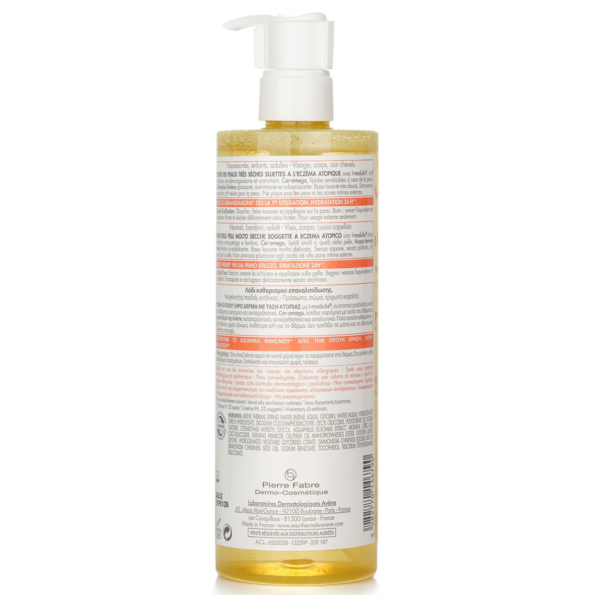 Avene - XeraCalm A.D Lipid-Replenishing Cleansing Oil  - 400ml