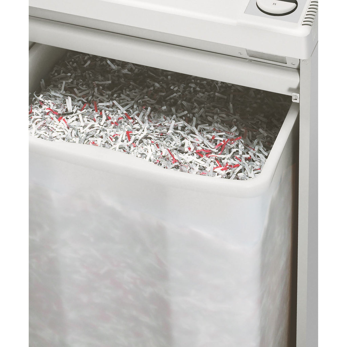 IDEAL 3104 Shredder Cabinet securely destroying documents to protect against identity theft, ideal for office and home use.