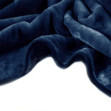 Renee Taylor Heavy Weight Acrylic Mink Blanket  Indigo