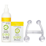 Alyssa Ashley - Biolab Tiare & Almond Body Lotion + Shower Gel + Massager  - 3pc