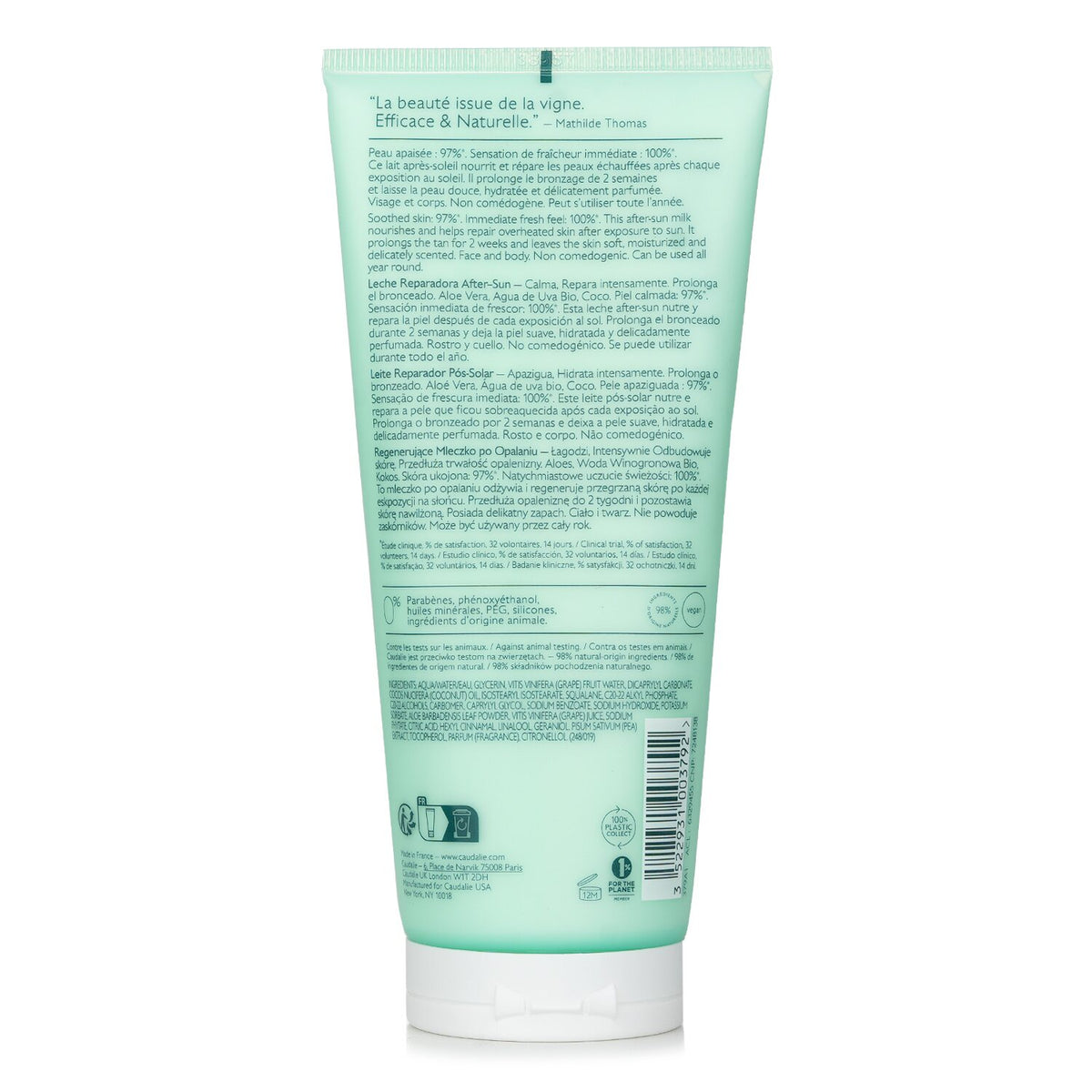 Caudalie - Vinosun Protect After-Sun Repairing Lotion  - 200ml/6.7oz