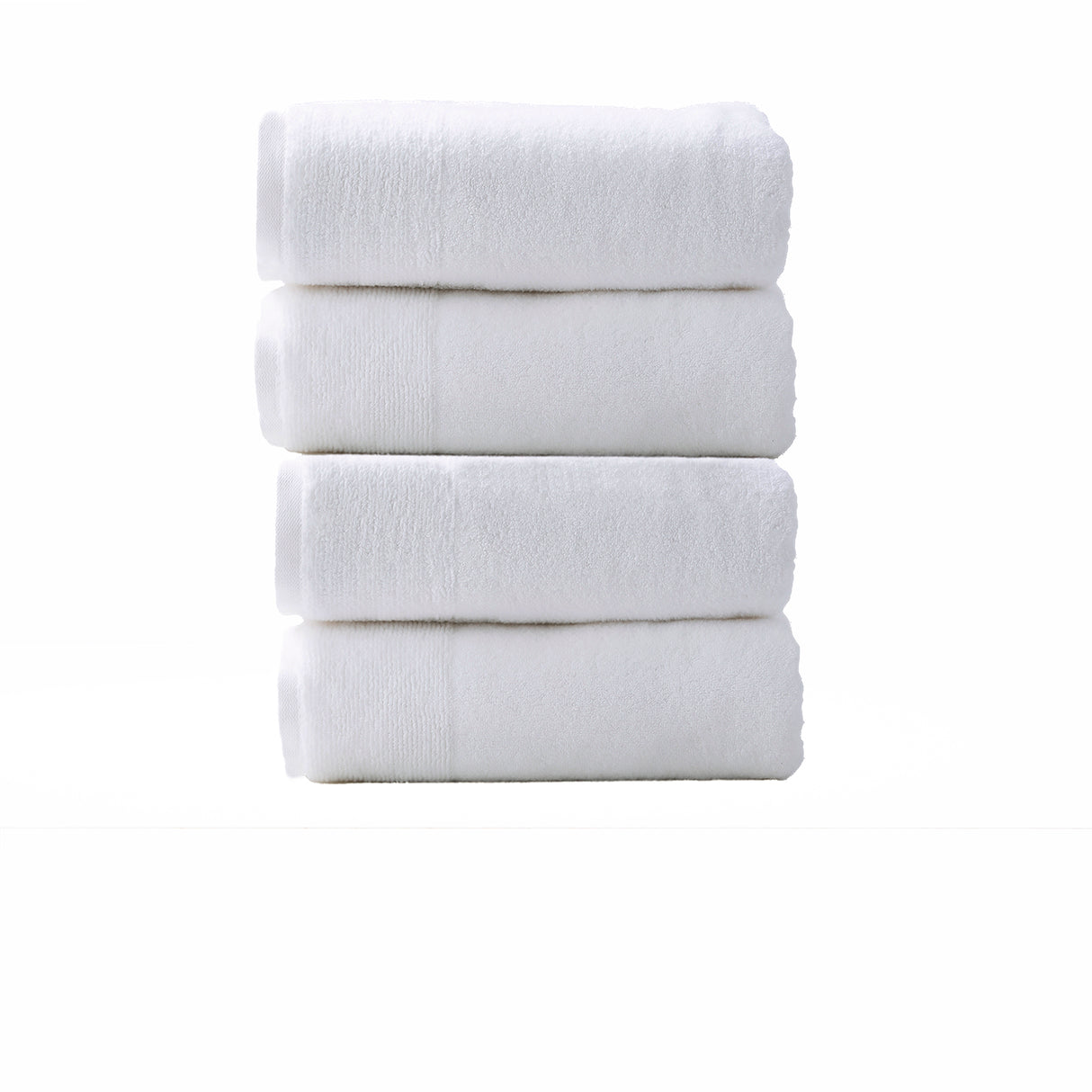 Renee Taylor Aireys 650 GSM Zero Twist 4 Piece Bath Towel Snow