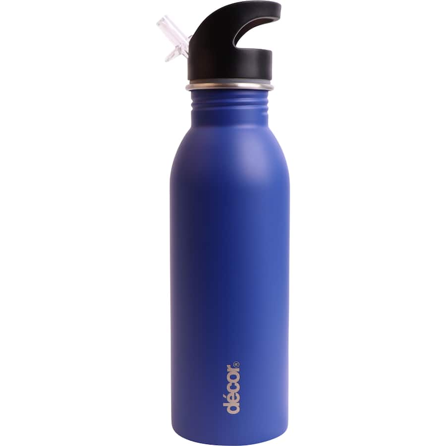 Decor Snap & Seal Drink Bottle Stainless Steel 600mL
