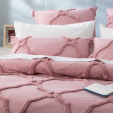 Moroccan Cotton  Vintage  Tufted  European P/Case Blush