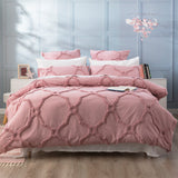 Moroccan Cotton  Vintage  Tufted  European P/Case Blush