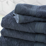 Renee Taylor Stella 650 GSM Super Soft Bamboo Cotton 7 Piece Indigo