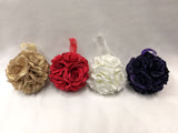 Silk Rose Balls 15cm - Purple