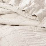 Attwood Vintage Stone Washed Cotton Quilted Coverlet set Super King Dove