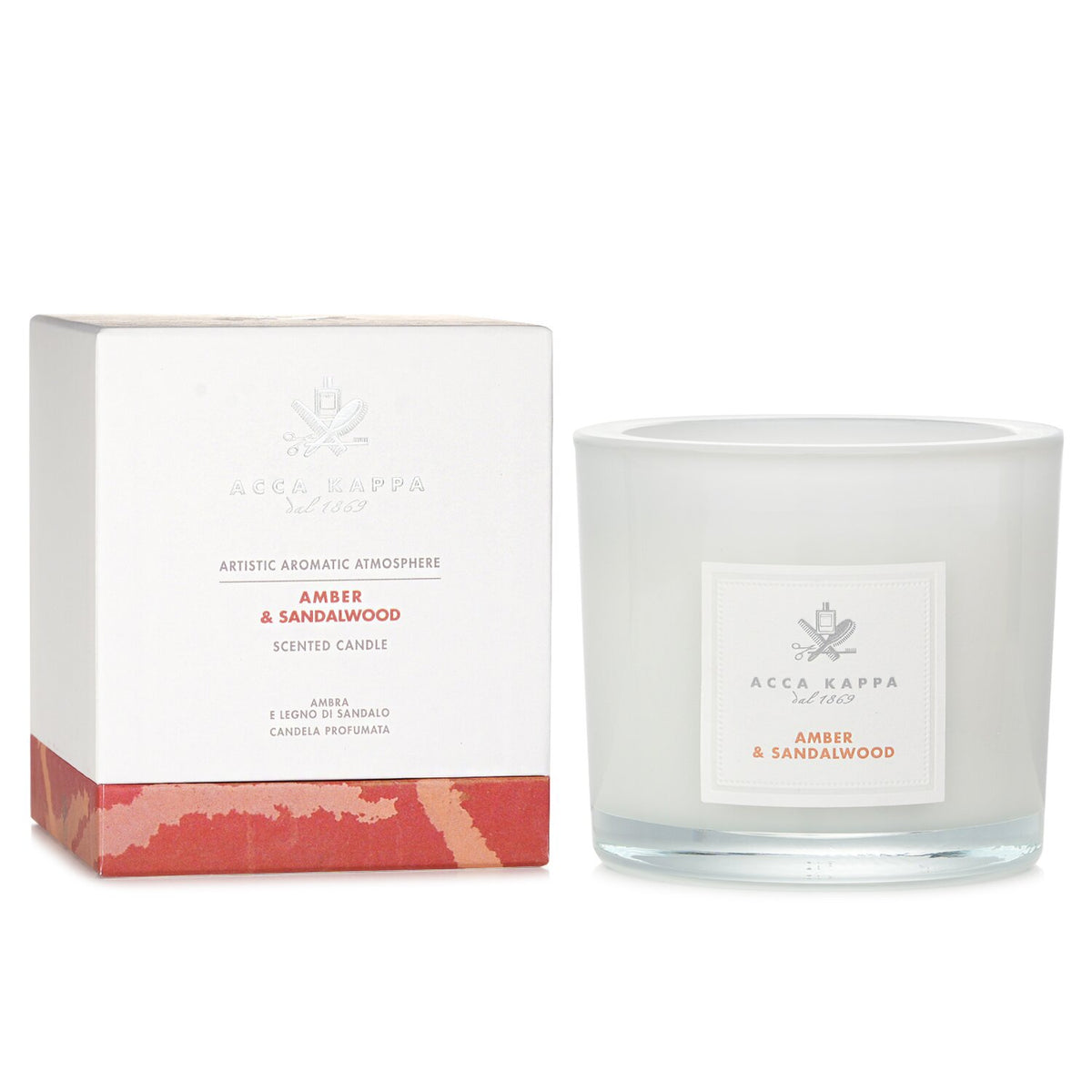 Acca Kappa - Scented Candle - Amber & Sandalwood  - 180g/6.34oz