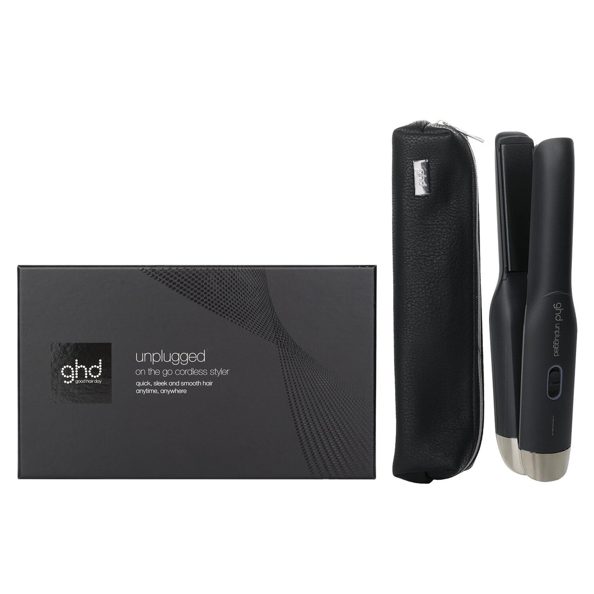 GHD - Unplugged On The Go Cordless Styler - # Black  - 1pc