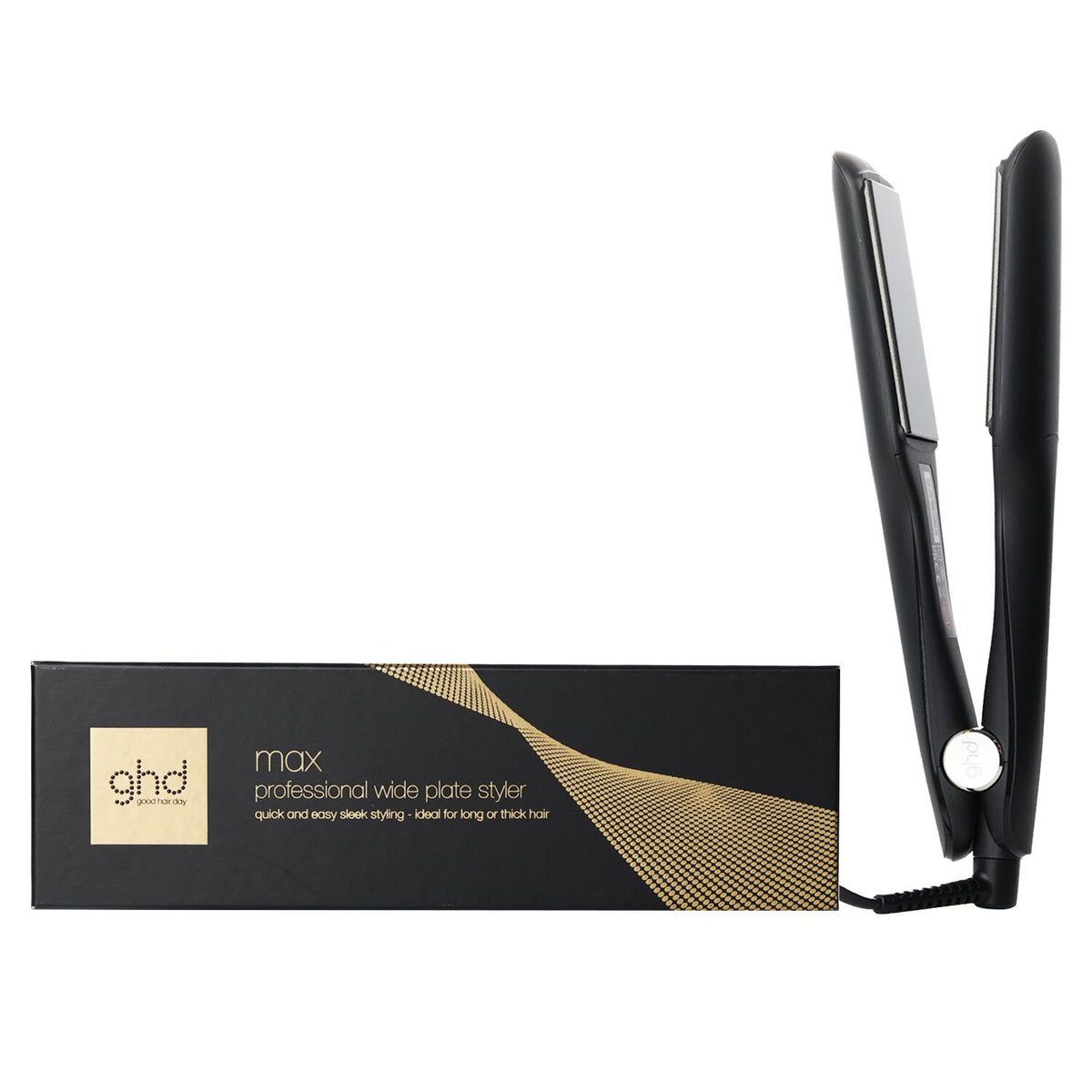 GHD - Max Professional Wide Plate Styler - # Black  - 1pc