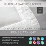 Renee Taylor Platinum 1500 GSM High Loft Fully Fitted Mattress Topper King