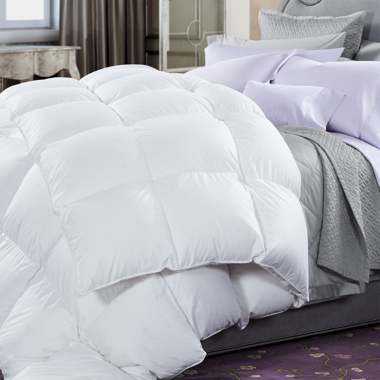 600 GSM Down Alternate Quilt / Duvet  Premium Microfiber Filling Single