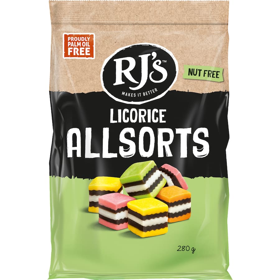 Rjs Licorice Allsorts 280g