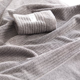 Renee Taylor Cambridge 650 GSM Textured 2 Pack Bath Sheet Fossil