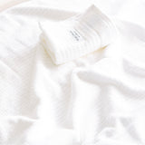 Renee Taylor Cambridge 650 GSM Textured 4 Pack Bath Towel Snow