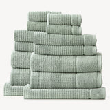 Renee Taylor Cambridge 650 GSM Textured 14 Piece Eucalyptus