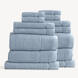 Renee Taylor Cambridge 650 GSM Textured 14 Piece Blue Mirage