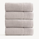 Renee Taylor Cambridge 650 GSM Textured 4 Pack Bath Towel Pumice Stone