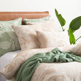 Renee Taylor Bentley Cotton Jacquard Quilt / Duvet cover set Double Nude
