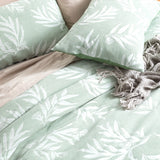 Renee Taylor Native Cotton Jacquard Quilt / Duvet cover set Double Juniper