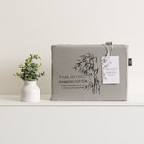 Park Avenue 500 Thread Count Bamboo Cotton Combo Sheet Set Queen Charcoal