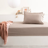 Park Avenue 500 Thread Count Bamboo Cotton Combo Sheet Set Mega King Pewter