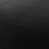 Renee Taylor Chevron Jacquard Quilt / Duvet cover set King Black