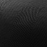 Renee Taylor Chevron Jacquard Quilt / Duvet cover set King Black