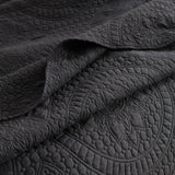 Renee Taylor Asher Jacquard European Pillowcase Grey
