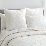 Renee Taylor Berlin Jacquard Coverlet Set Single/Double Stone