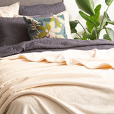 Renee Taylor Plush 380 GSM Ultra Soft Velvet Blanket Queen/King Stone