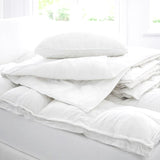 Supreme Four Seasons Clip Together 80% White Duck Down and Feather Quilt King