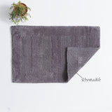 Renee Taylor Retreat Cotton Reversible Bath Mat 50 x 80cms Nickel