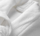 Renee Taylor Chalet Quick Dry Terry Cotton Bath Robes Small/ Medium White