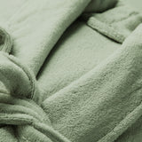 Chalet Quick Dry Terry Cotton Bath Robes Large/ Xtra Large Eucalyptus
