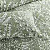 Renee Taylor Lansfield Jacquard Quilt / Duvet Cover Set King Sage