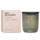 Max Benjamin - Natural Wax Candle - French Linen Water  - 210g/7.4oz