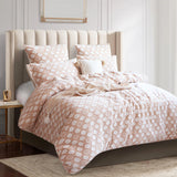Renee Taylor Ariel Chenille Tufted Jacquard Quilt / Duvet Cover Set King