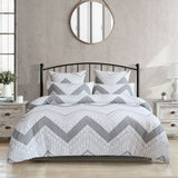 Renee Taylor Indie Jacquard Yarn dye Quilt / Duvet Cover Set Super King
