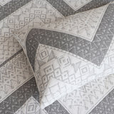 Renee Taylor Indie Jacquard Yarn dye Quilt / Duvet Cover Set Super King