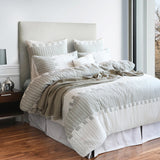 Renee Taylor Brooks Jacquard Yarn Dye Quilt / Duvet Cover Set Double
