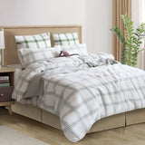 Renee Taylor Elliot Yarn Dye Waffle Quilt / Duvet Cover Set Super King