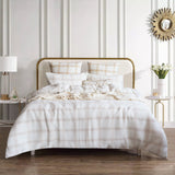 Renee Taylor Cohen Yarn Dye Waffle Quilt / Duvet Cover Set Double